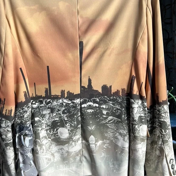 Vanessa G silk environmental statement blazer Jacket - Picture 16 of 16